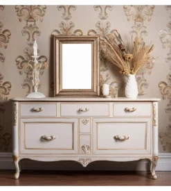 Lampada da tavolo 1 luce onli "collana" avorio e 14