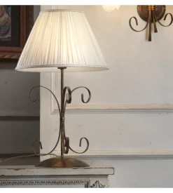 Lampada da tavolo 1 luce onli "grande" bronzo e27