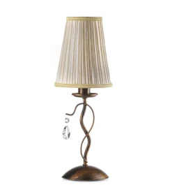 Lampada da tavolo 1 luce onli "delia" bronzo e14