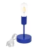 Lampada da tavolo 1 luce onli "stecche" blu e27