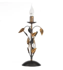 Lampada da tavolo 1 luce onli "collana" bronzo e14