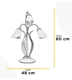 Lampada da tavolo 3 luci onli 