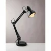 Lampada da tavolo "architetto" nera, 60w