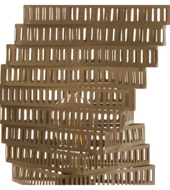 Lampada da tavolo "camino" bronzo, e27