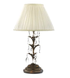 Lampada da tavolo grande "teresa" bronzo, e14