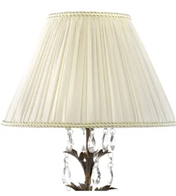 Lampada da tavolo grande "teresa" bronzo, e14