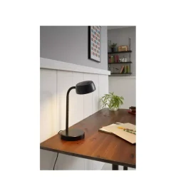 Lampada da tavolo led eglo "cabales" nero 3000k