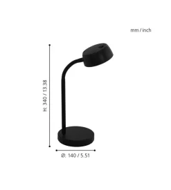Lampada da tavolo led eglo 