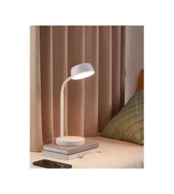 Lampada da tavolo led eglo "cabales" bianco 3000k