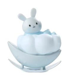 Lampada da tavolo led onli "nuvolina" a forma di coniglietto celeste