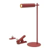 Lampada da tavolo magnetica ricaricabile rossa 3w, 4000k