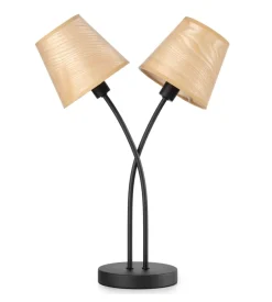 Lampada da tavolo onli "grande asia" 2 luci, e14