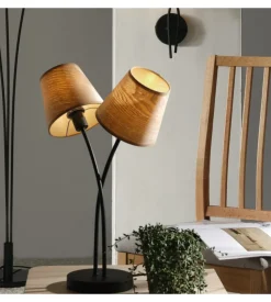 Lampada da tavolo onli "grande asia" 2 luci, e14