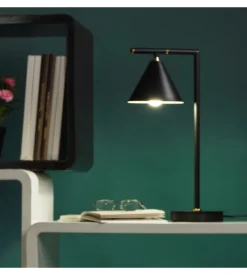 Lampada da tavolo "taka" nero, e27