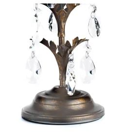 Lampada da tavolo "teresa" bronzo, e14