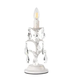 Lampada da tavolo "teresa" avorio, e14