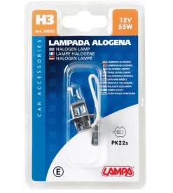 Lampada h 3 12v 55w pk22s  58030