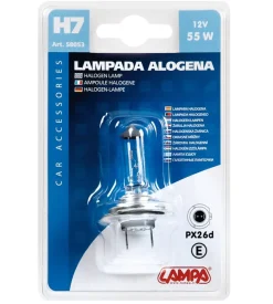 Lampada h7 55w 12v.  58053