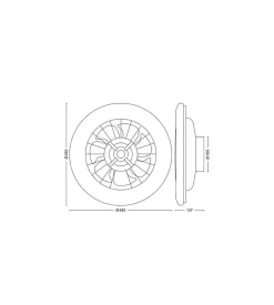 Lampada ventilatore a led philips 6500 k