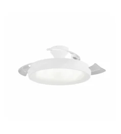Lampada ventilatore led philips "bliss" bianco effetto cielo stellato 35+28w