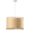 Lampadario 1 luce onli "fringilla" marrone e27