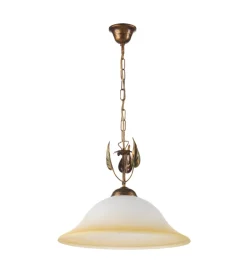 Lampadario 1 luce onli "mira" bronzo e27 40 cm
