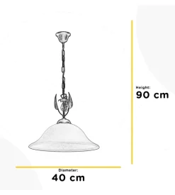 Lampadario 1 luce onli 