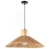 Lampadario 1 luce onli "rafia" marrone e27