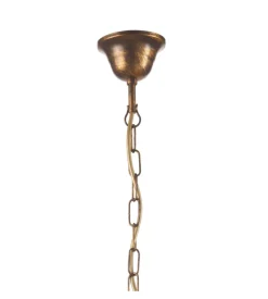Lampadario 1 luce onli "sonia" bronzo e27 30 cm