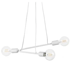 Lampadario 3 luci onli "boomerang" bianco e27