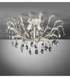 Lampadario 3 luci onli "cesta" avorio e14