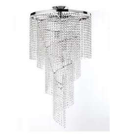 Lampadario 6 luci onli "elica" e14 45 cm