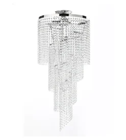 Lampadario 6 luci onli "elica" e14 35 cm