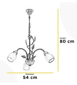 Lampadario 3 luci onli 