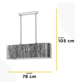 Lampadario 2 luci onli 
