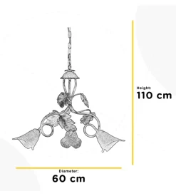 Lampadario 3 luci onli 