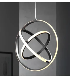 Lampadario led onli "vity" nero 30w