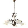 Lampadario "lucrezia" 5 luci bronzo, e14