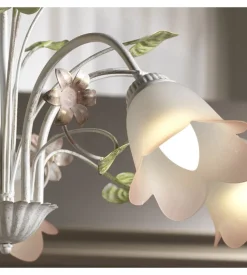 Lampadario onli "botton d'oro" 5 luci, e27