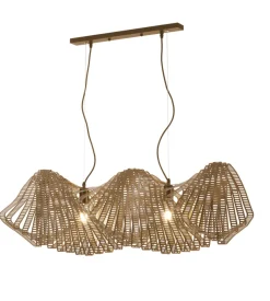 Lampadario onli "camino" bronzo 2 luci, e27