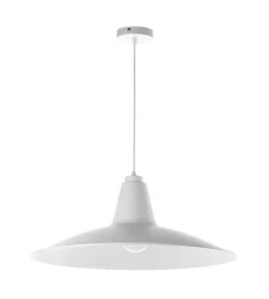 Lampadario onli "sombrero" bianco diametro 65 cm, e27