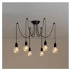 Lampadario "spider" 6 bracci, e27