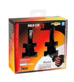 Lampade led per auto 9-32v halo led serie 5 blaster - (h10-hb3 9005) - 20w - p20d - 2 pz  - scatola  57794