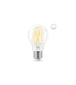 Lampadina filament chiaro smart philips smart led a60, 806 lm