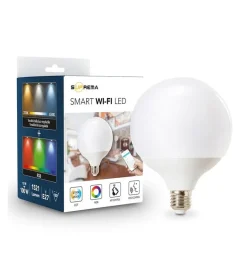 Lampadina "globo" smart rgb+cct, 100w e27