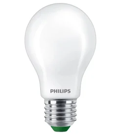 Lampadina led a goccia philips satinato luce calda 75w, 2700k e27