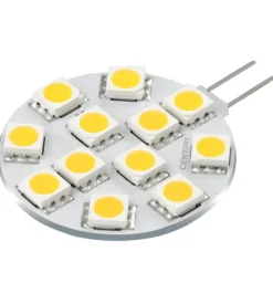 Lampadina led bispina piatto 2w g4 3000k 170 lm