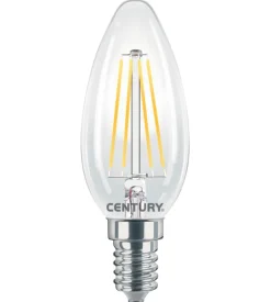 Lampadina led candela incanto liscia 4w e14 2700k 480 lm