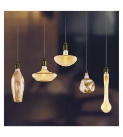 Lampadina led decorativa "bottle" ambrata 240 lm, e27