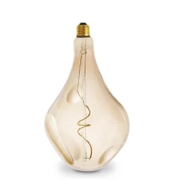 Lampadina led decorativa "alien giant" ambrata 240 lm, e27